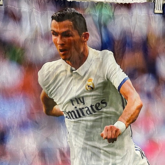 Drawstring Bag Cristiano Ronaldo Soccer Player Print, fly Emirates - Picture 5 of 5